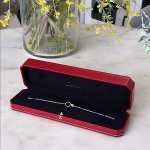 💖 cartier love interlocking bracelet white gold💖